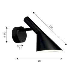 AJ 50 Vägglampa Utebelysning
