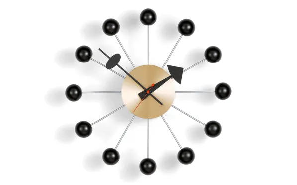 Ball Clock Väggklocka