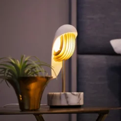 Chirp Väckarklocka/Lampa Marmor
