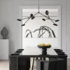 Drop Chandelier Taklampa Burned Black