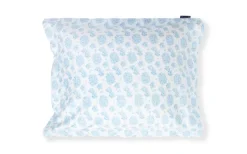 Floral Bäddset Satin Blue/White