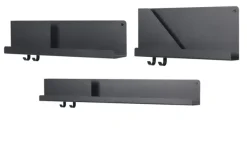 Folded Shelves Svart