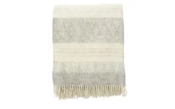 Freja Ullpläd Grey Melange