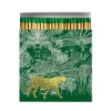 Green Cheetah in Jungle Tändsticksask