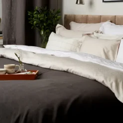 Hotel Velvet Bedspread Överkast Dark Grey