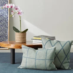 Ikat Orissa kuddfordral Aqua/Heaven Blue