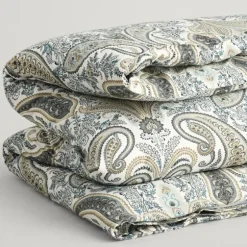 Key West Paisley Påslakan Enkelt Dark Putty
