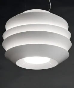 Le Soleil Pendel Taklampa Vit