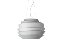 Le Soleil Pendel Taklampa Vit