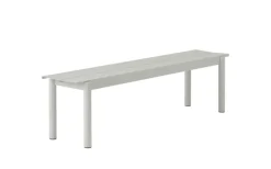 Linear Steel Bänk Utemöbel