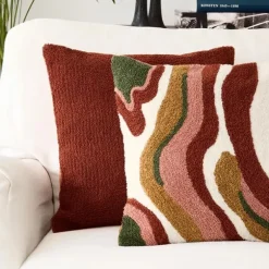 Mani Kuddfordral Terracotta Bouclé