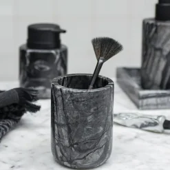 Marble Tandborsthållare Black/Grey