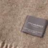 Mohair Pläd Light Taupe & Brindle Melange