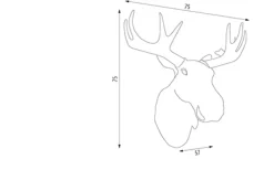 Moo Vägglampa