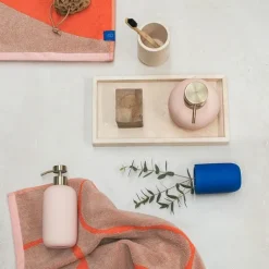 Nova Arte Handduk Latte/Orange