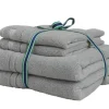 Organic Premium Handduk Heather Grey 4-Pack