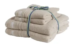 Organic Premium Handduk Silver Sand 4-Pack