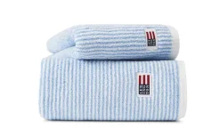 Original Towel Handduk Striped White/Blue