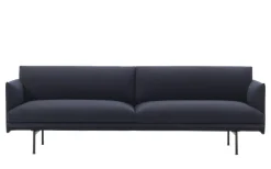 Outline 3-Sits Soffa Polerad Aluminium