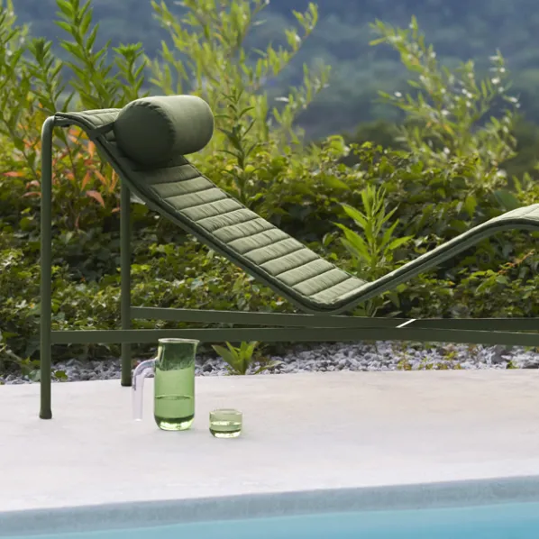 Palissade Chaise Lounge Solsäng Galvaniserad