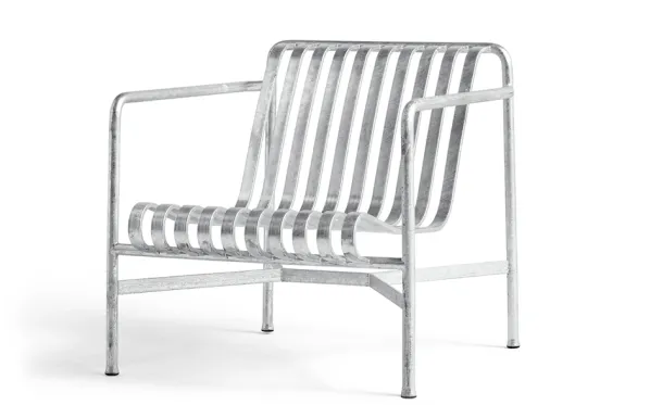 Palissade Lounge Chair Low Galvaniserad