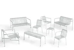Palissade Lounge Soffa Galvaniserad