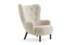Petra Lounge Chair Fåtölj Sheepskin Moonlight