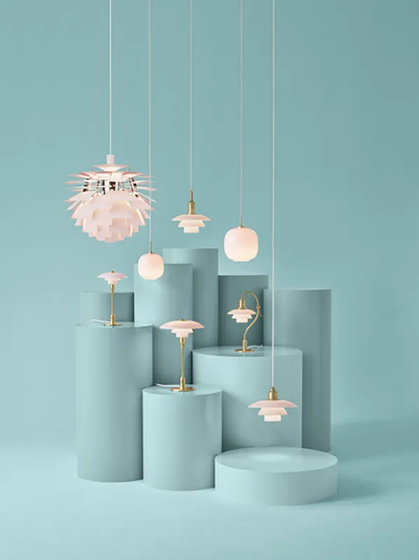 PH 2/2 Question Mark Bordslampa Pale Rose