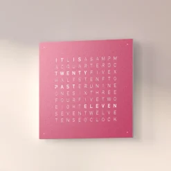 Qlocktwo Earth 45 Pretty Pink Limited Edition