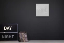 QlockTwo Earth 45 Rostfritt Stål