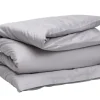 Sateen Påslakan Enkelt Moon Grey