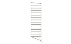 String Gavel Golv, 115 x 30 cm