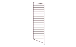 String Gavel Golv, 115 x 30 cm