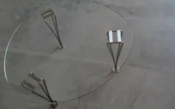 Trisuperellips Glas Soffbord