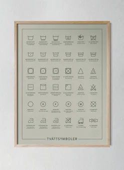 Tvättsymboler Pale Green