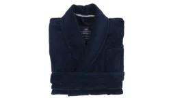 Unisex Hotel Velour Morgonrock Dress Blue