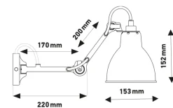 204 Vägglampa